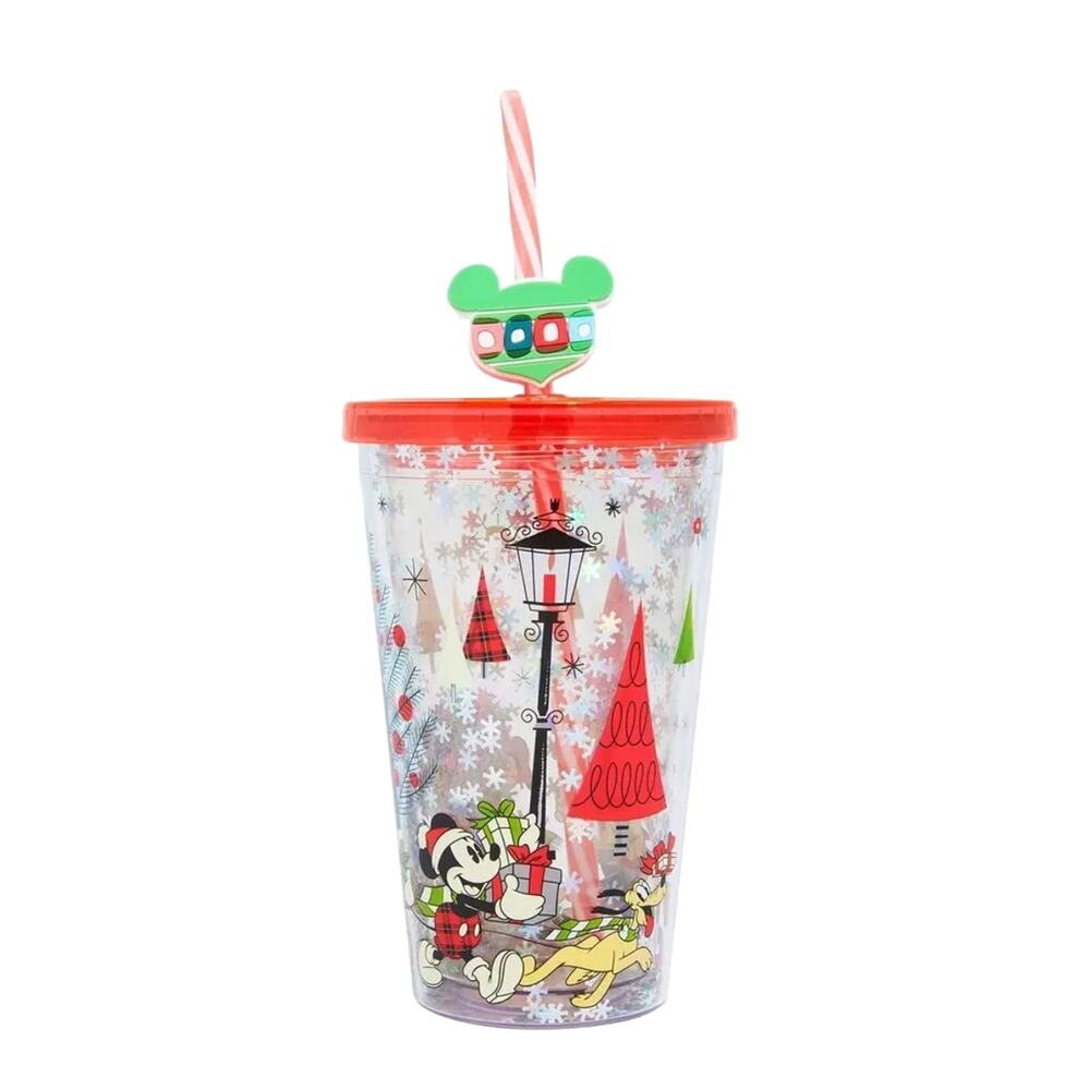 Disney Mickey Mouse And Friends Holiday Snow Acrylic Travel Cup